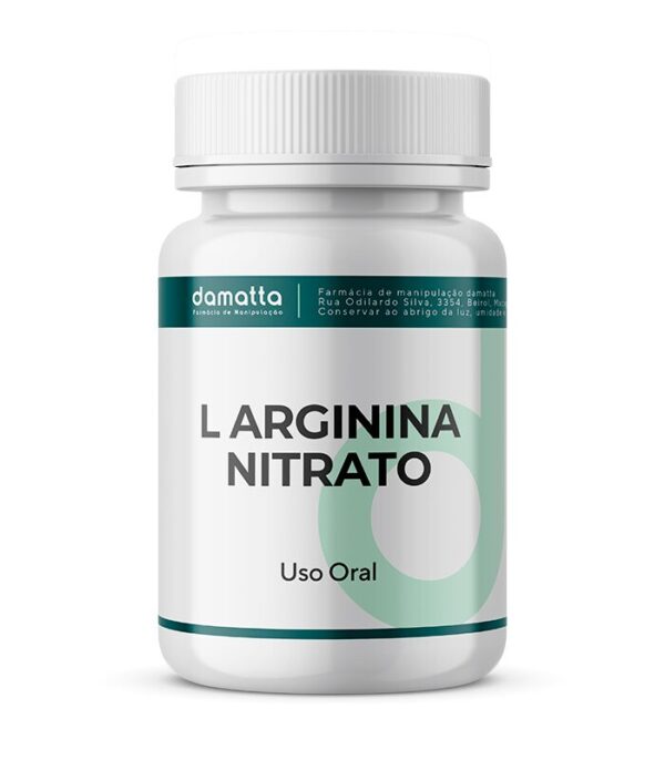 L Arginina Nitrato 500mg 30 Cápsulas