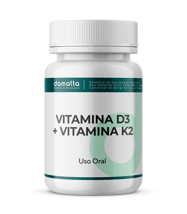 Vitamina D3 + Vitamina K2 30 Cápsulas