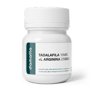 Tadalafila + Arginina 10mg 30 Cápsulas