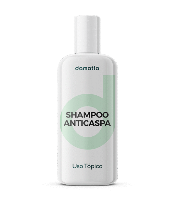 Frasco de Shampoo Anticaspa com sulfeto de selênio e ácido salicílico para controle da caspa